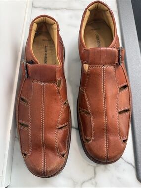 Johnston & Murphy Mens Leather Fisherman Sandals Size 8.5